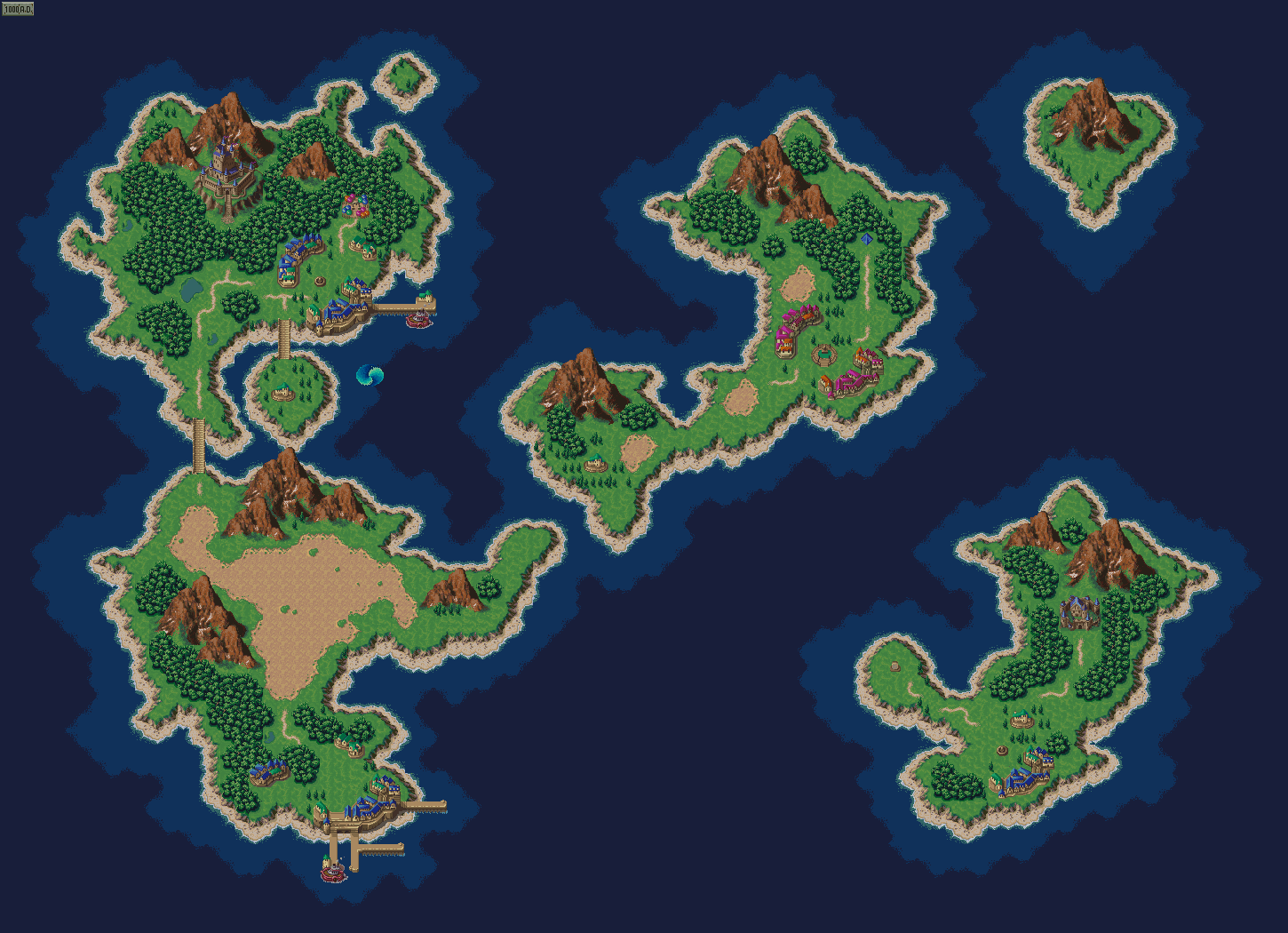 Videogame map